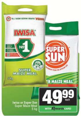 Iwisa or Super Sun Super Maize Meal