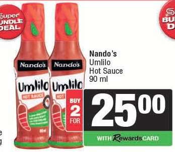 Nando's Umlilo Hot Sauce 90 ml
