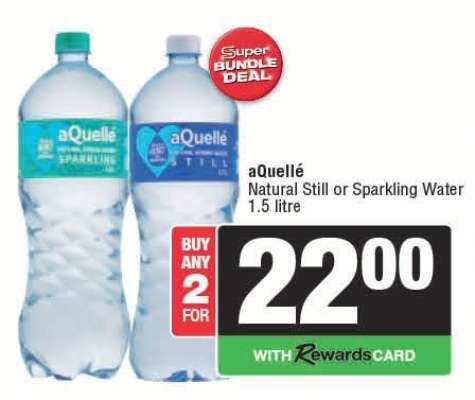 AQUELLÉ Natural Still or Sparkling Water