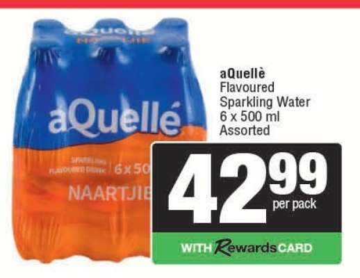 aQuellé Flavoured Sparkling Water