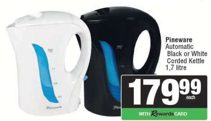 Pineware Automatic Corded Kettle