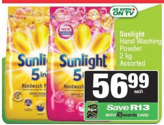 Sunlight Hand Washing Powder