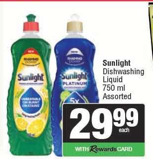 Sunlight Dishwashing Liquid
