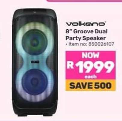 Volkano 8" Groove Dual Party Speaker