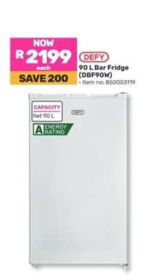 DEFY 90 L Bar Fridge (DBF90W)