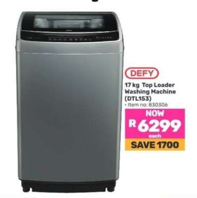 DEFY 17 kg Top Loader Washing Machine (DTL153)
