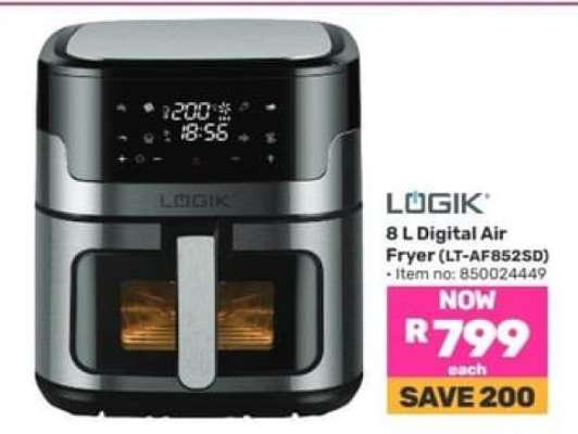 LOGIK 8 L Digital Air Fryer