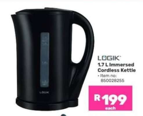 LOGIK 1.7 L Immersed Cordless Kettle