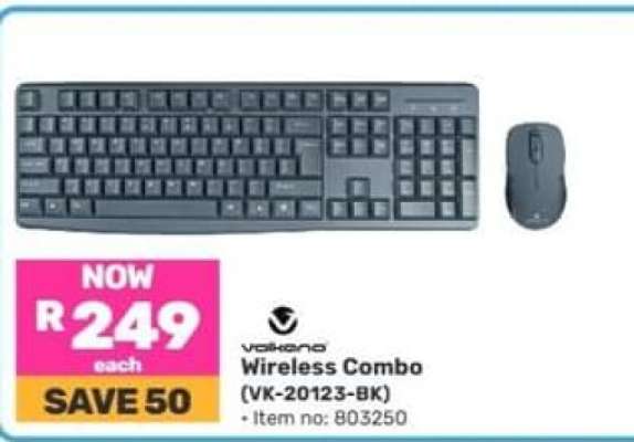 Volkano Wireless Combo (VK-20123-BK)
