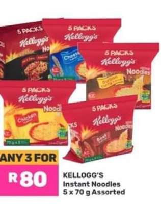 Kellogg's Instant Noodles 5 x 70 g Assorted
