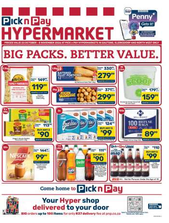 Pick n Pay Hypermarket catalogue  - 23/10/2026 - 08/11/2026.