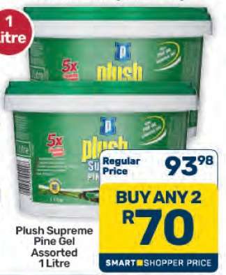 Plush Supreme Pine Gel Assorted 1 Litre