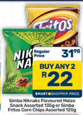 Simba Niknaks or Fritos