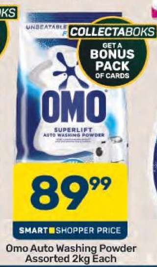 Omo Auto Washing Powder Assorted-2kg Each