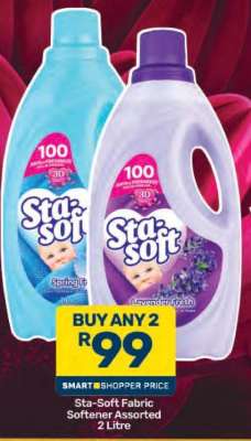Sta-Soft Fabric Softener Assorted 2 Litre