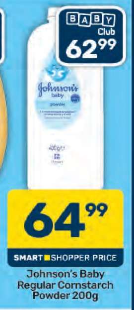 Johnson's Baby Regular Cornstarch Powder 200g