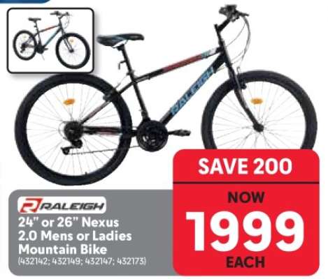 Raleigh Nexus 2.0 Mens or Ladies Mountain Bike