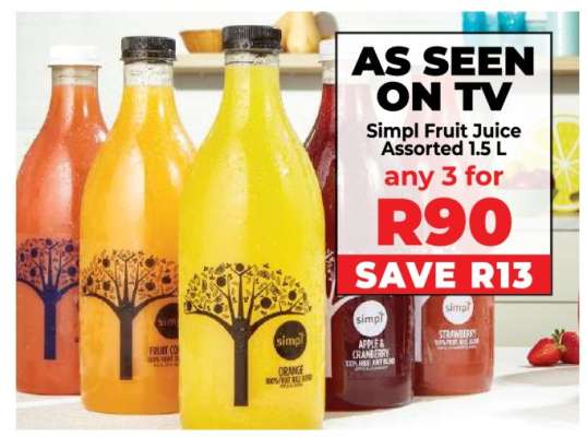 Simpl Fruit Juice Assorted 1.5 L