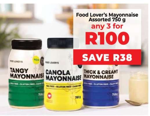 Food Lover's Mayonnaise Assorted 750 g