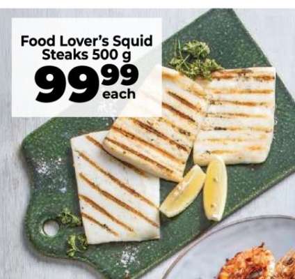 Food Lover’s Squid Steaks 500 g
