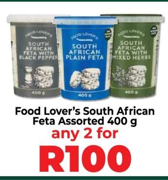 Food Lover’s South African Feta Assorted 400 g