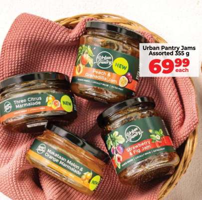 Urban Pantry Jams Assorted 355 g