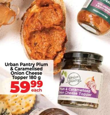 Urban Pantry Plum & Caramelised Onion Cheese Topper 180 g