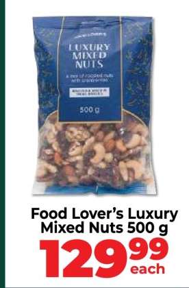 Food Lover's Luxury Mixed Nuts 500 g
