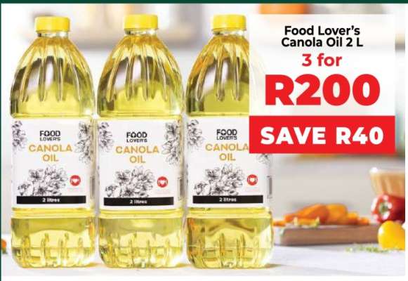 Food Lover’s Canola Oil 2 L