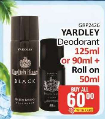 Yardley Deodorant