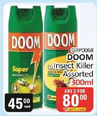 DOOM INSECT Killer Assorted 300ml