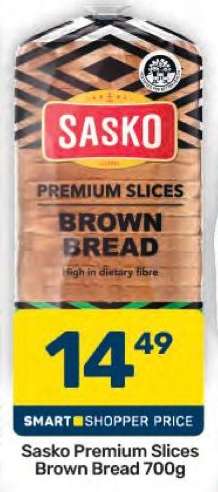 Sasko Premium Slices Brown Bread 700g