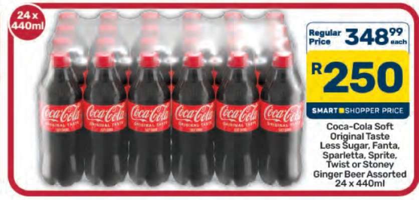 Coca-Cola Soft Drinks Assorted 24 x 440ml