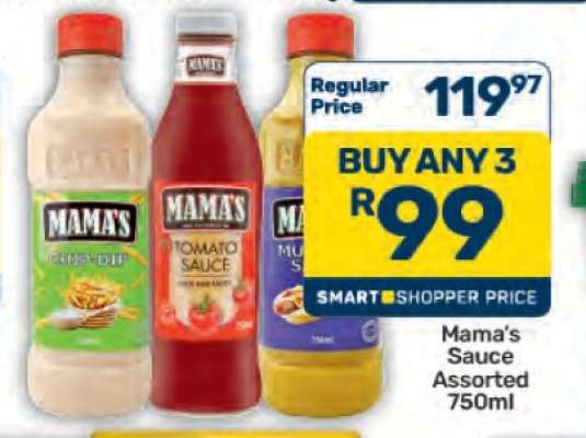 Mama's Sauce Assorted 750ml