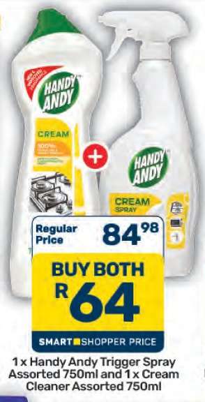 Handy Andy Trigger Spray and Cream Cleaner