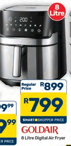 Goldair 8 Litre Digital Air Fryer