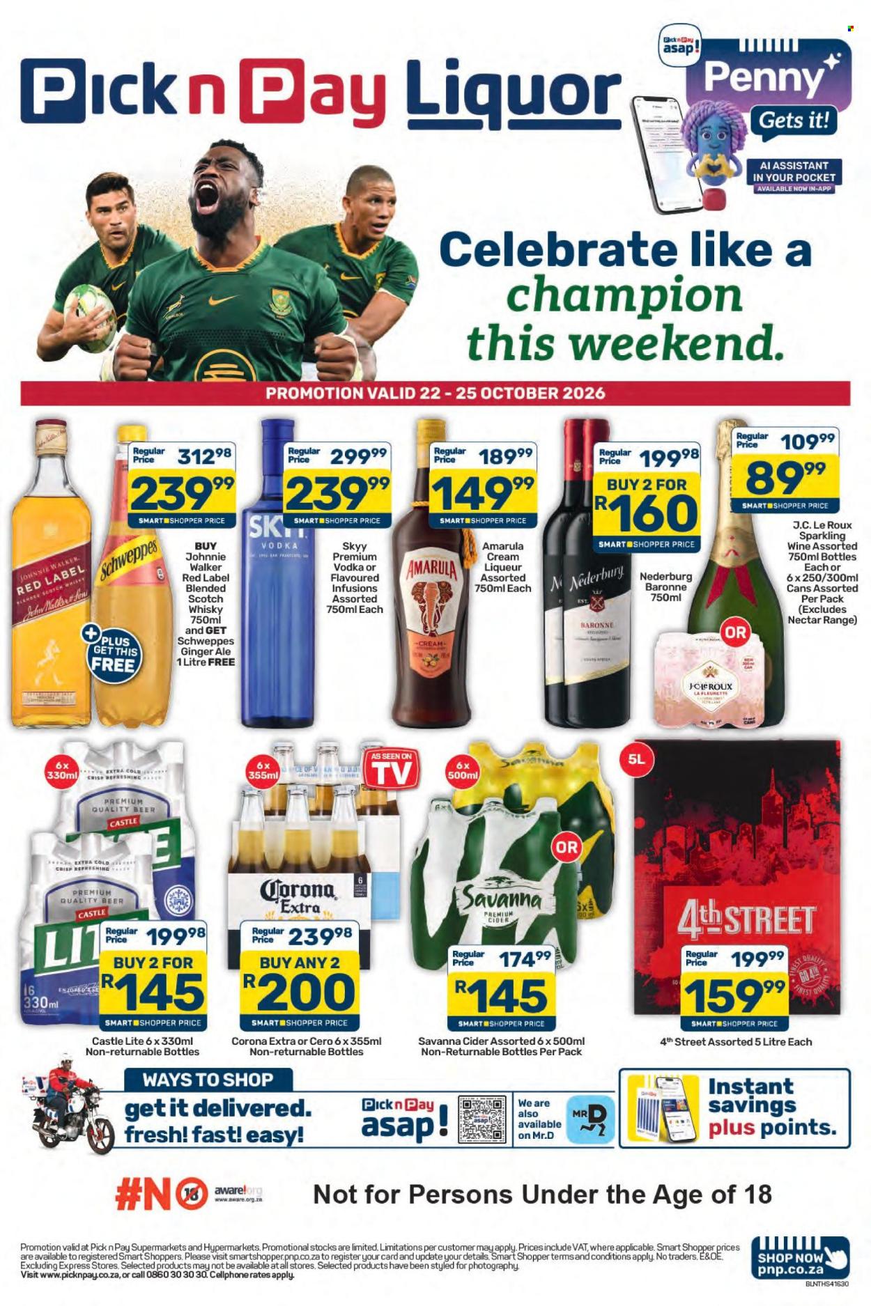 Pick n Pay specials - 22/10/2026 - 25/10/2026. Page 1