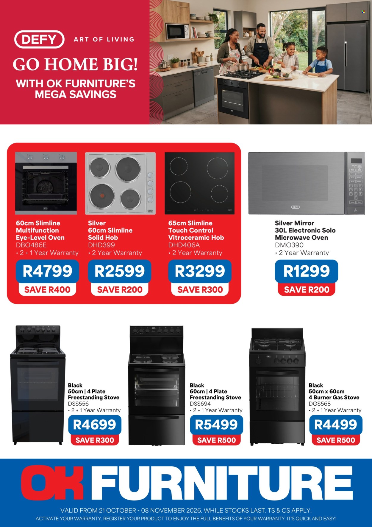 OK Furniture specials - 21/10/2026 - 08/11/2026. Page 1