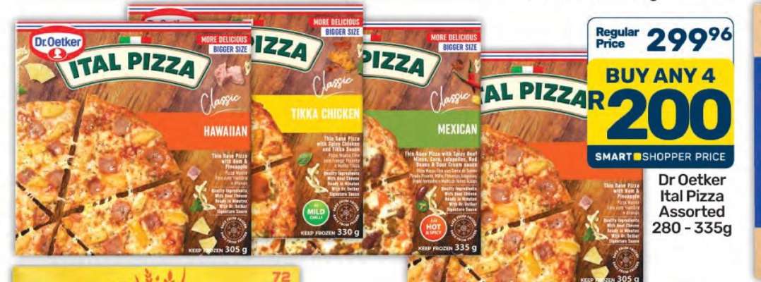 Dr. Oetker Ital Pizza Assorted 280 - 335g