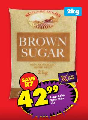 SUGARFIELDS BROWN SUGAR 2kg