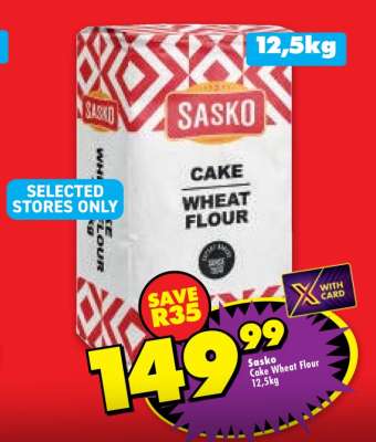 Sasko Cake Wheat Flour 12,5kg