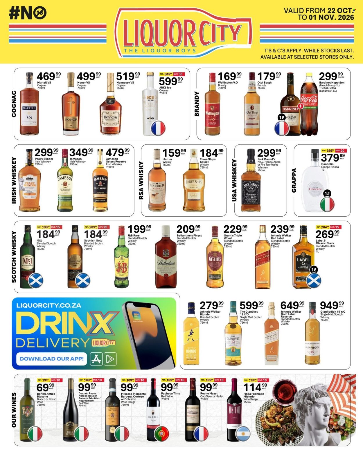 Liquor City specials - 22/10/2026 - 01/11/2026. Page 1
