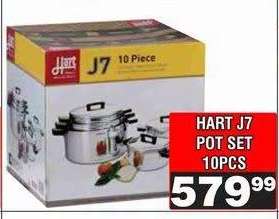 HART J7 POT SET 10PCS