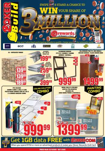 Boxer catalogue  - 22/10/2026 - 08/11/2026.