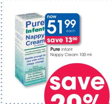 Pure Infant Nappy Cream 100 ml
