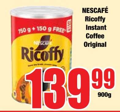 NESCAFÉ Ricoffy Instant Coffee Original