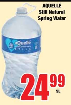 aQuellé Still Natural Spring Water