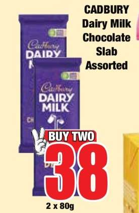 Cadbury Dairy Milk Chocolate Slab Assorted