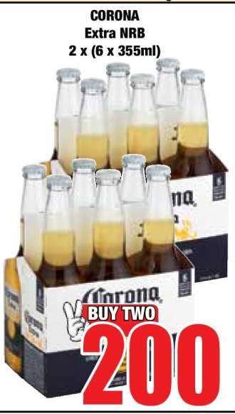 CORONA EXTRA NRB 2 X (6 X 355ML)