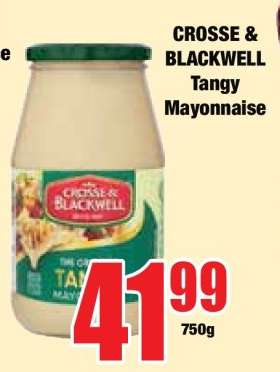 CROSSE & BLACKWELL TANGY MAYONNAISE